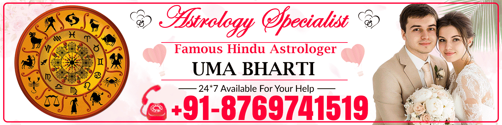  Astrologar Uma Bharti +91-8769741519
